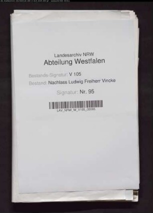 31 Briefe von Henriette von Itzenplitz geb. von Borcke und ihrem Gatten Peter Ludwig Alexander Johann Friedrich von Itzenplitz auf Groß-Behnitz (8 Briefe)
