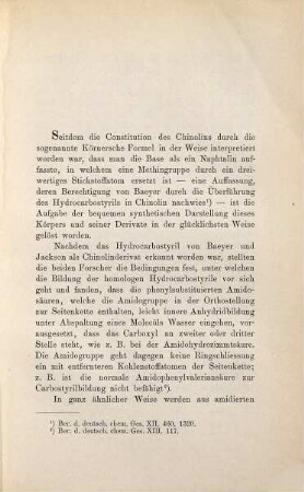 Über Oxydationen von Chinolinderivaten