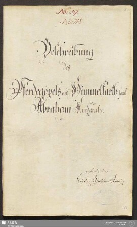 Beschreibung des Pferdegöpels auf Himmelfarth samt Abraham Fundgrube - 17.6626 4.