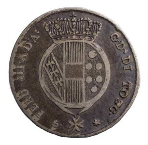 Münze, 10 Soldi, 1823