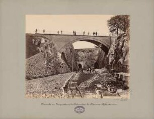 Eisenbahn Barmen-Rittershausen Umgestaltung der Bahnanlage: Ansicht