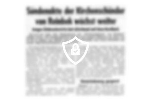 Sündenakte der Kirchenschänder von Reinbek wächst weiter