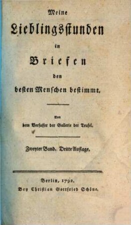 Meine Lieblingsstunden in Briefen : den besten Menschen bestimmt, 2