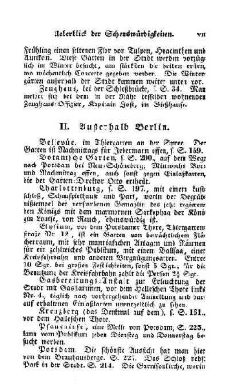 II. Außerhalb Berlin