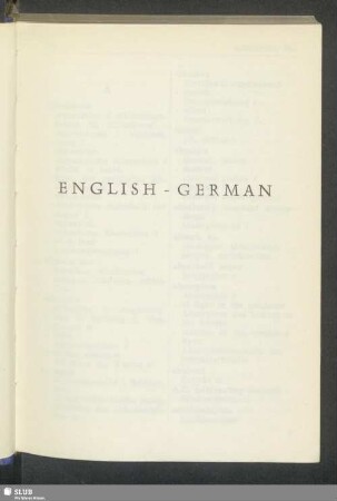English-German