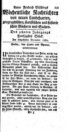 Fünfzigstes Stück