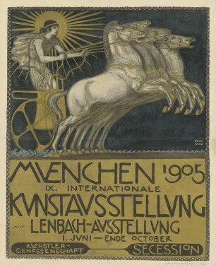 9. Internationale Kunstausstellung München 1905. Künstler- Genossenschaft Secession