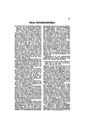 Neue Religionsbücher