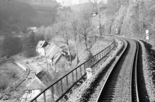 Sonderfahrt mit IC nach Titisee; Rampe im unteren Höllental