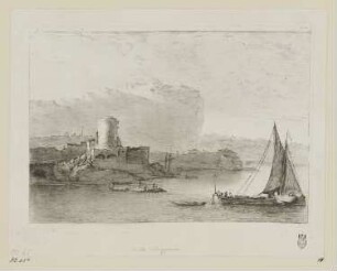 Ansicht eines Seehafen