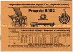 Kugellager und Kreissägewellen