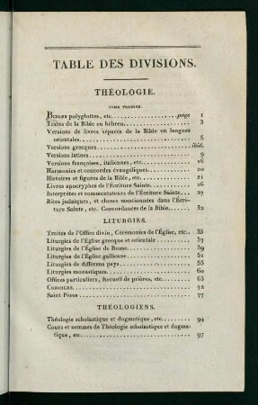 a7r-b4v, Table des Divisions
