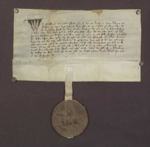 Pfalzgraf Rudolf genehmigt die Verpfändung der zwei Städte Sinsheim und Mosbach um 7.000 kleine Gulden durch König Karl an Engelhard von Hirschhorn unter dem Vorbehalt, dass nur er und seine Erben diese Pfandschaft wieder lösen dürfen.
