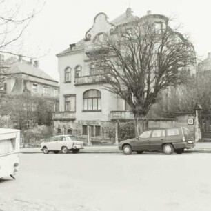 Dresden-Plauen, Halbkreisstraße 7. Wohnhaus (nach 1900)