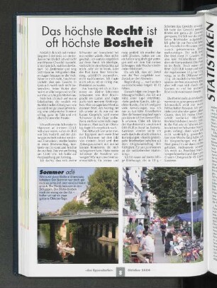 Das höchste Recht ist oft höchste Bosheit