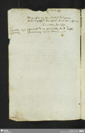 143v: Nachtrag (1. Hälfte 16. Jh.)