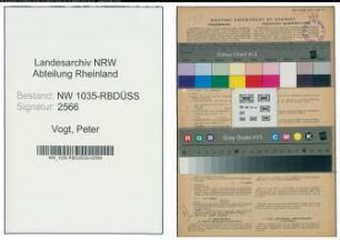Entnazifizierung Peter Vogt , geb. 21.09.1896 (Bergbeamter)