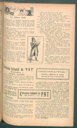 Concurso infantil de "PBT", número 1