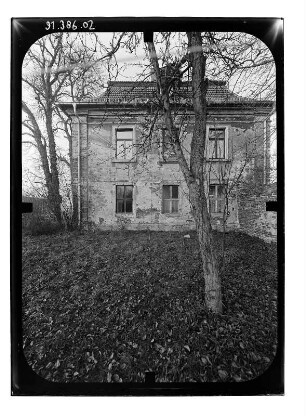 Zernikow (Großwoltersdorf-Zernikow), Zernikower Straße. Gutshaus (1746). Seitenfront