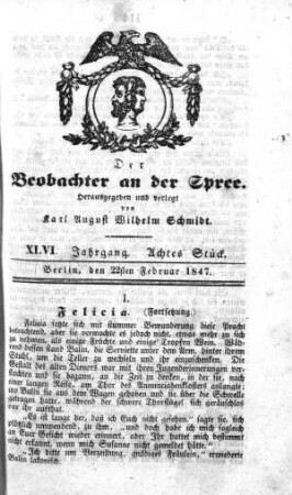 18. Stueck, 22. Februar 1847