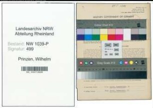 Entnazifizierung Wilhelm Prinzen , geb. 08.02.1891 (Kaufmann)