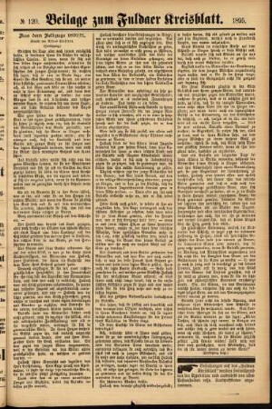 Zweite Ausgabe vom Donnerstag, den 10. Oktober 1895.
