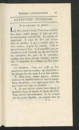 Entretien Troisieme