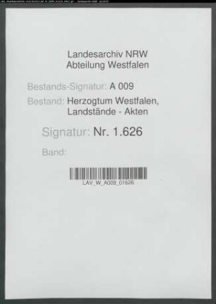 Landpfennigmeistereirechnungen 1676; Rezesse über die Abnahme der Rechnungen