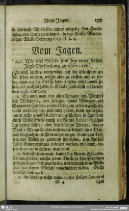 Vom Jagen