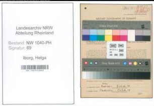 Entnazifizierung Helga Iborg , geb. 15.04.1914 (Zahnaerztin)