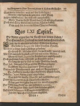 Das LXI. - LXV. Capitel.