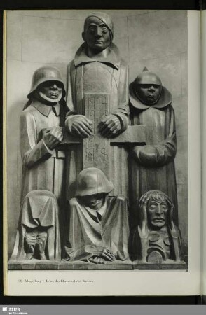 Magdeburg. Dom, das Ehrenmal von Barlach