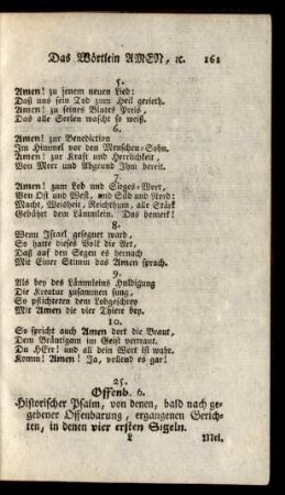 25. Offenb. 6. ...