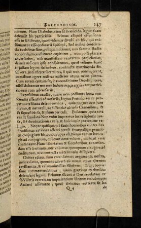 247-249, Exposuimus causas, quare non possimus ...