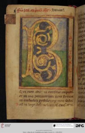 Psalterium feriatum