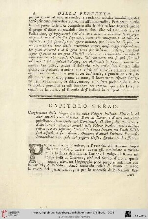 Capitolo terzo