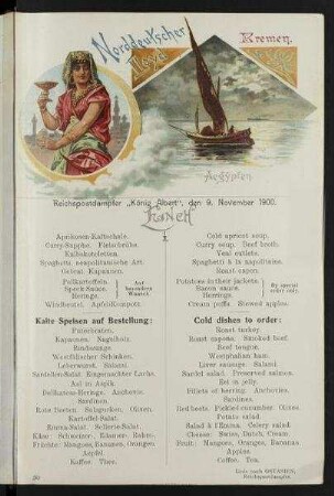 Lunch auf der "König Albert"
