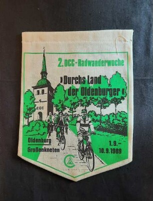 Andenken / Wimpel-Sammlung / 2. DCC - Radwanderwoche 1989
