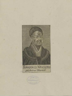 Bildnis des Johannes Nauclerus
