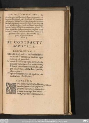 De Contractu Societatis.