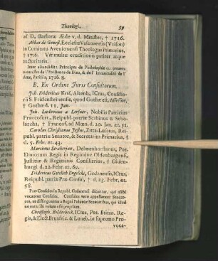B. Ex Ordine Juris Consultorum.