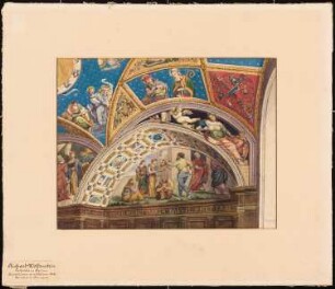 Palazzo dei Priori (Palazzo Publico), Perugia Sala d’Udienza del Collegio del Cambio: Deckendetail