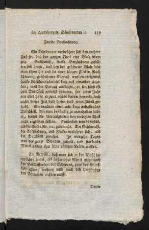 119-127, Zweite - Dritte Beobachtung