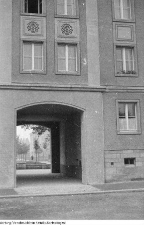 Dresden, Südviertel, Wiederaufbau, Oktober 1954