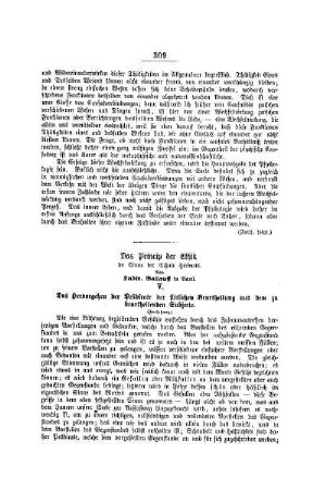 Das Princip der Ethik : im Sinne der Schule Herbarts ; (Fortsetzung)