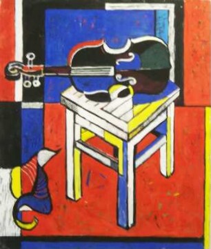 Stillleben mit Violine
