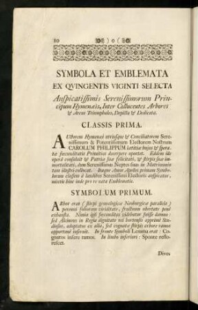 10-26, Classis Prima