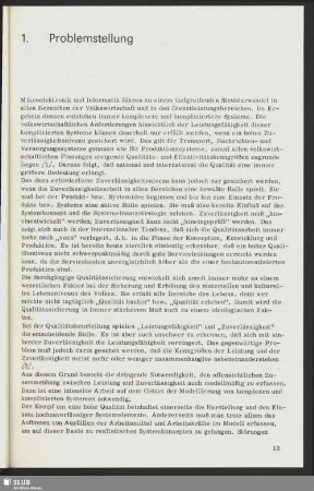 1. Problemstellung