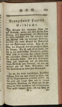 Neunzehntes Capitel. Gelbsucht.