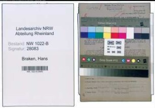 Entnazifizierung Hans Braken , geb. 21.08.1912 (Spediteur)